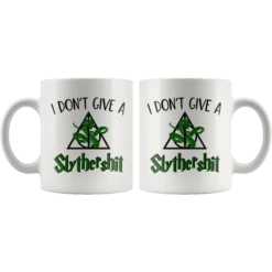 "i Don't Give A Slythershit" 11oz White Mug -Home Fashion Store oxc05mef55pin5j04oe17kh7