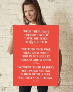 Upon Their Pages Poem -Home Fashion Store poster1 10