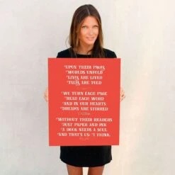Upon Their Pages Poem -Home Fashion Store poster1 10 2