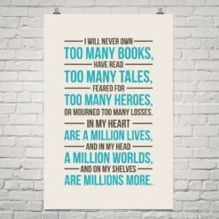 I Will Never Own Too Many Books ...