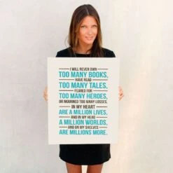 I Will Never Own Too Many Books ... -Home Fashion Store poster1 17 2