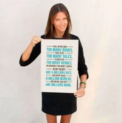I Will Never Own Too Many Books ... -Home Fashion Store poster1 17 3