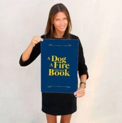 A Dog, A Fire & A Good Book -Home Fashion Store poster1 8 3