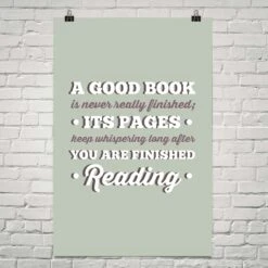 A Good Book Is Never Finished ...