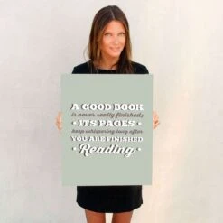 A Good Book Is Never Finished ... 9 A Good Book Is Never Finished ... -Home Fashion Store poster1 9 2