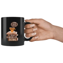 "Drink Good Coffee"11oz Black Mug -Home Fashion Store qjxwo2wiks6qqqnjtgsmdo9z