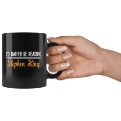 "I'd Rather Be Reading SK"11oz Black Mug 8 "I'd Rather Be Reading SK"11oz Black Mug -Home Fashion Store r4ylxal2qwnd9olvyj803ns1