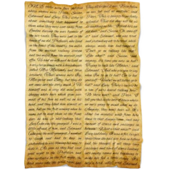 The Lion, The Witch And The Wardrobe Vintage Book Page Fleece Blanket