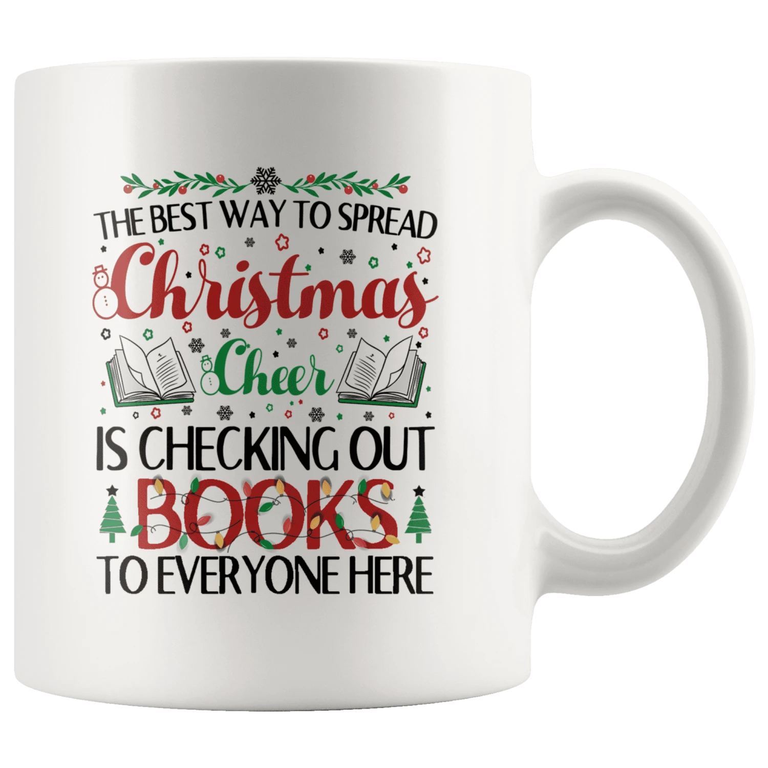 "Christmas Cheer"11oz White Christmas Mug 3 "Christmas Cheer"11oz White Christmas Mug