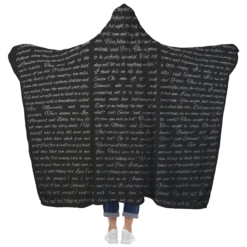 The Lion, The Witch And The Wardrobe Book Page Hooded Blanket -Home Fashion Store sanhxyg64zkx76xww1vrwtay