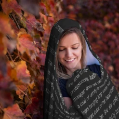 Night Circus Book Page Hooded Blankets -Home Fashion Store sre2ciyclt1z5912faboagb8