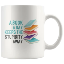 "A Book A Day"11oz White Mug