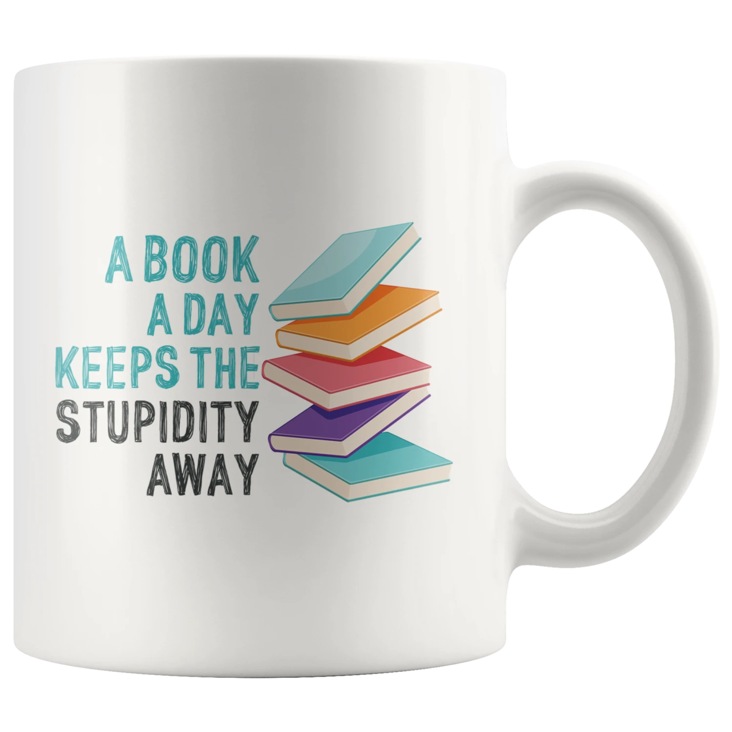 "A Book A Day"11oz White Mug 3 "A Book A Day"11oz White Mug