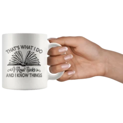 "I Read Books"11oz White Mug -Home Fashion Store sx4y4rrvj39yj7q0lyijhk0j