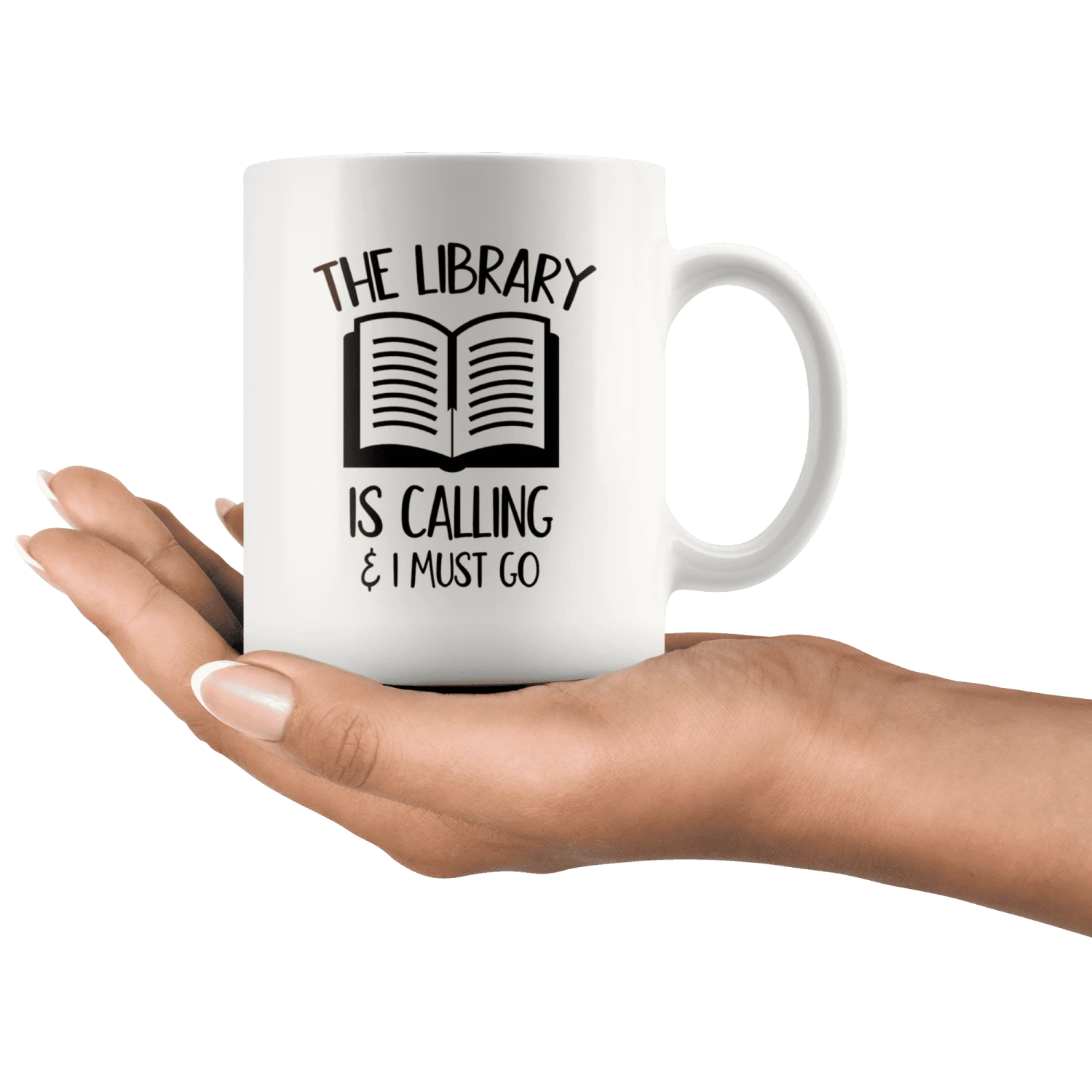 "The Library"11oz White Mug 4 "The Library"11oz White Mug - Image 2