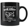 "Book Addict"11oz Black Mug -Home Fashion Store uit13z1am21v61k8dmv00nrz