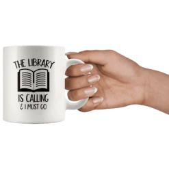 "The Library"11oz White Mug 8 "The Library"11oz White Mug -Home Fashion Store uru20ubno46fp1u5z9irts5x