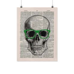 Nerdy Skull Vintage Dictionary Poster -Home Fashion Store uw9nwgc7aqto95l36i97h1it