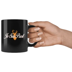 "Je Suis Prest"11oz Black Mug -Home Fashion Store ww5m2lcvp2xptrnnqsg7rkpn