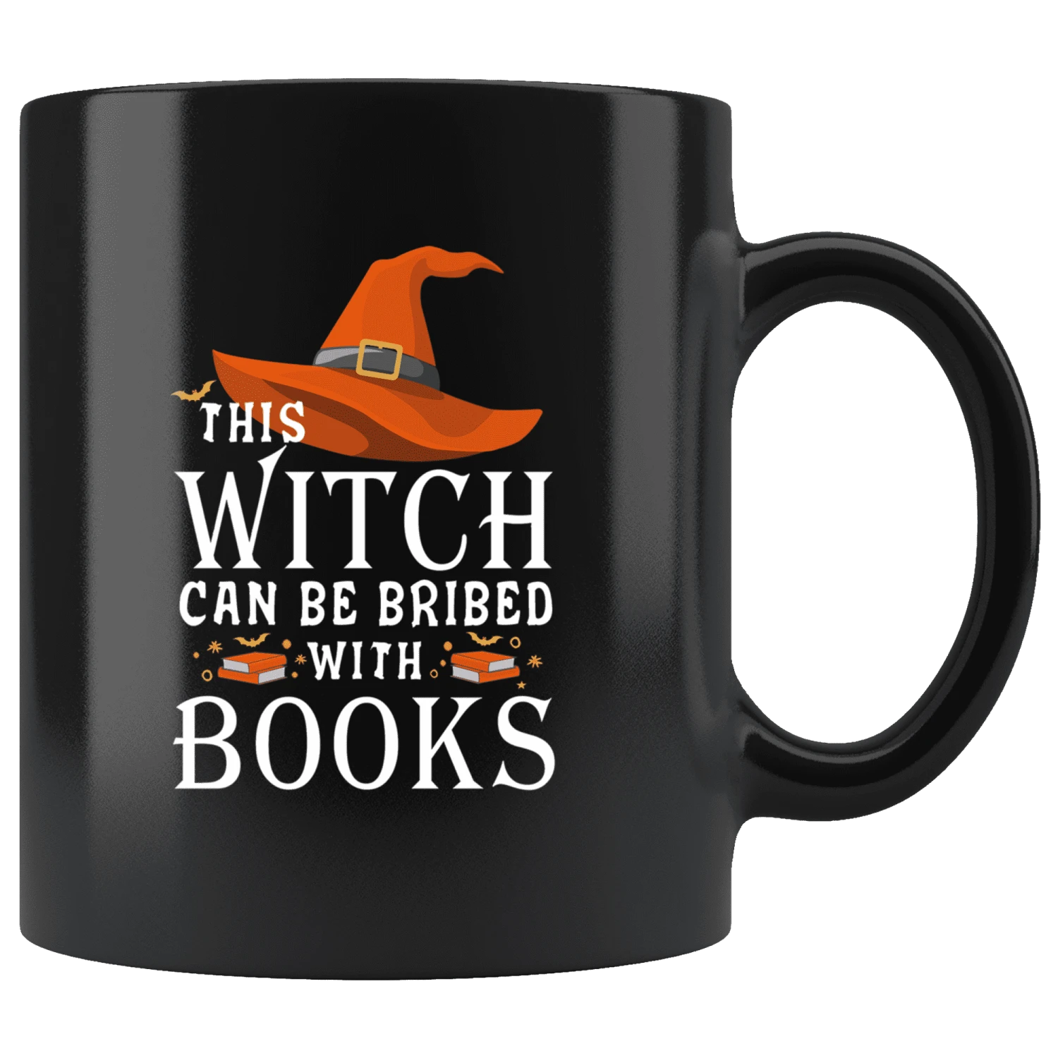 "Bribed With Books"11oz Black Mug 3 "Bribed With Books"11oz Black Mug