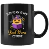"Bookworm Costume"11oz Black Mug -Home Fashion Store x3zms4slhzf5232rtk7bcp2b
