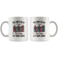 "Get More Books"11oz White Mug -Home Fashion Store y36qk1ozpvfm74kxdfgo4rz2