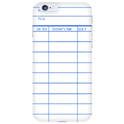Library Card Phone Case White 11 Library Card Phone Case White -Home Fashion Store z4tYZebhXMLhjdAdYpfR655nYh5822 1262 front