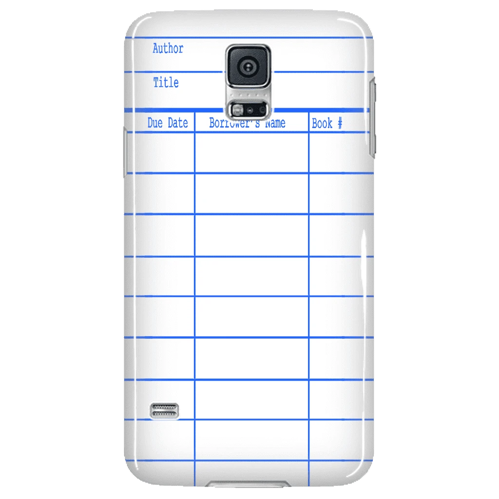 Library Card Phone Case White 4 Library Card Phone Case White - Image 2