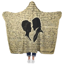 Pride And Prejudice Vintage Book Page Hooded Blanket -Home Fashion Store zlvzs8r93nb060815tdzob3f