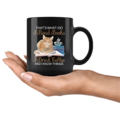 "I Read Books,I Drink Coffee"11oz Black Mug 9 "I Read Books,I Drink Coffee"11oz Black Mug -Home Fashion Store zn9vfa2ecbrrttqv6de50yuc