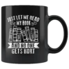 "Just Let Me Read"11oz Black Mug -Home Fashion Store zsmuokyqtf89i5kuody5k55t